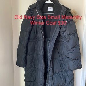 Maternity winter coat